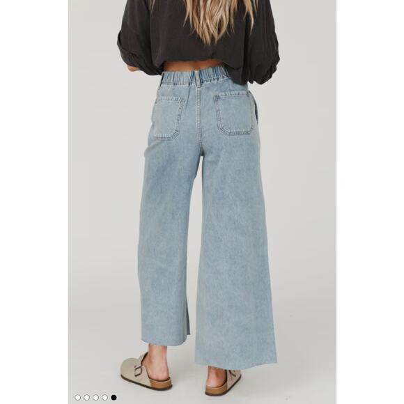 Three Bird Nest Simply You Wide Leg Jeans - Picture 5 of 7